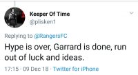 Rangers fans react to draw against 10-man Dundee