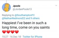 Saints fans react to dramatic win against Arsenal