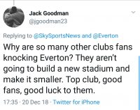 Fans reaction - Everton to build new 52k capacity stadium