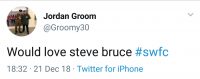 Wednesday fans react to managerial change