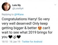 Fans react to Harry Kane scooping England's player of the year award
