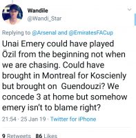 Reaction: Arsenal fans know where the blame lies for FA Cup elimination