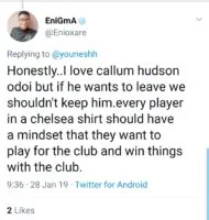 Chelsea fans react to Hudson-Odoi performance and future