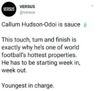 Chelsea fans react to Hudson-Odoi performance and future