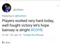 Everton fans react to a welcome victory