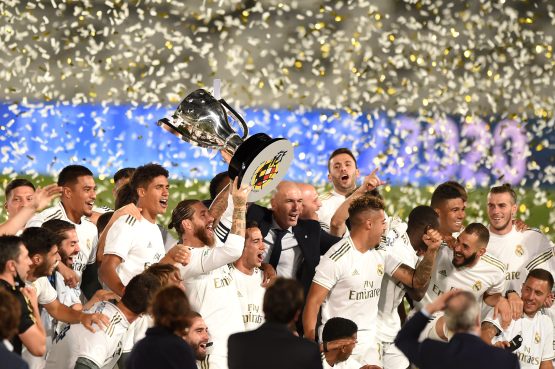 Real Madrid Winning La Liga