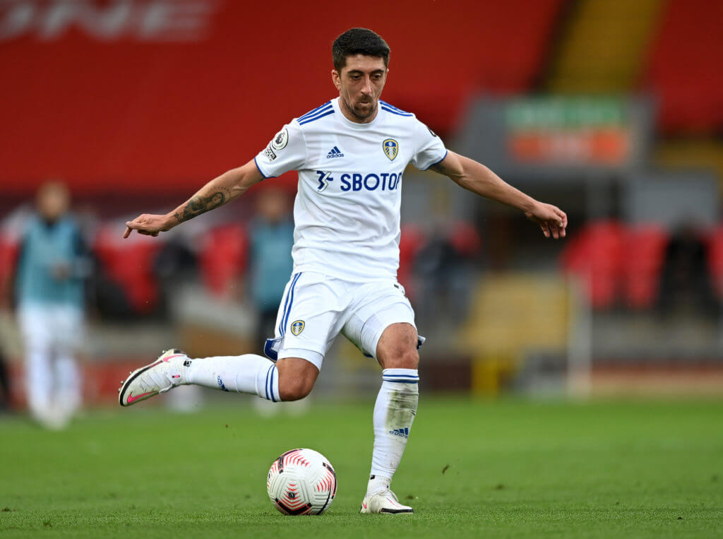 Pablo Hernandez in action against Liverpool
