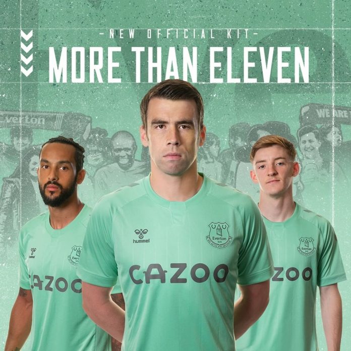 Everton 2020/21 Home, Away and Third Kits