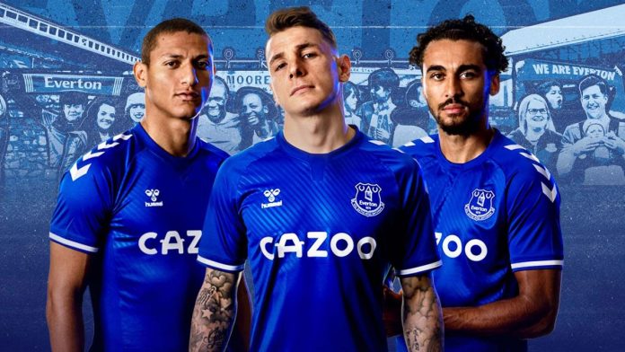 Everton 2020/21 Home, Away and Third Kits