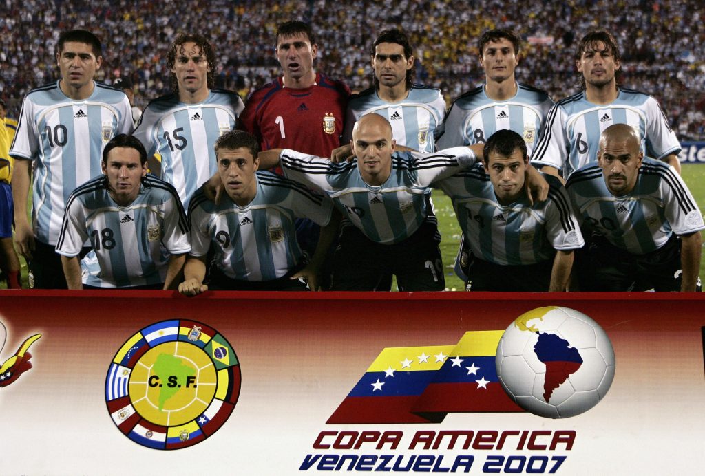 the argentine national football team pos