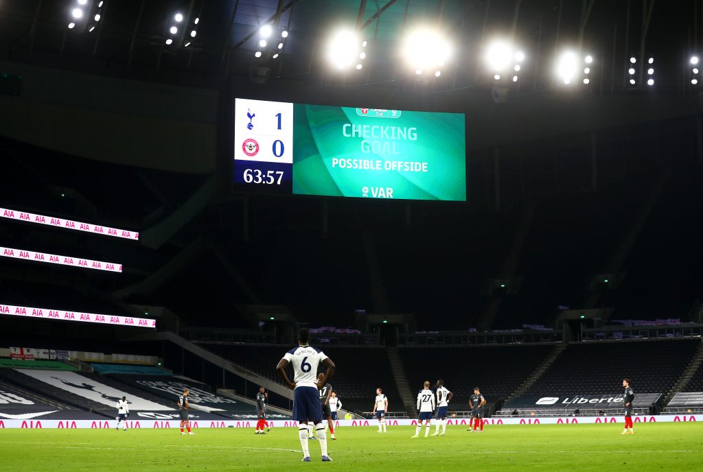 VAR Once Again Under Scrutiny as Tottenham Defeat Brentford in Semi-Final