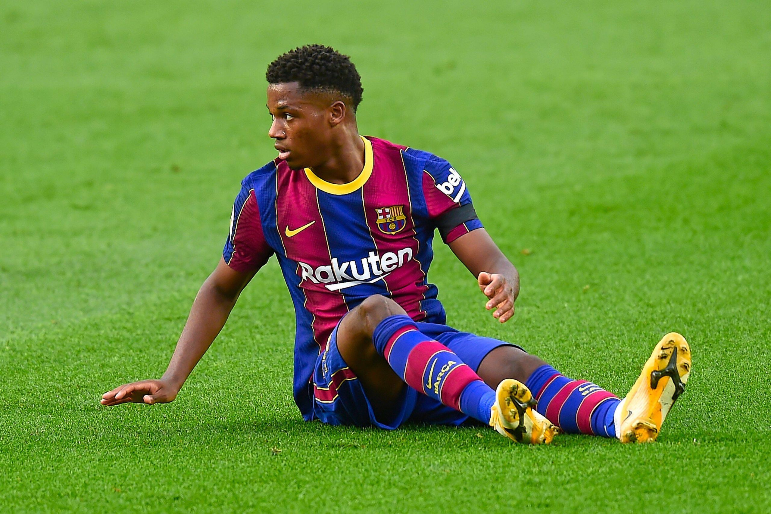 Barcelona Forward Ansu Fati Doubtful For US Tour After Picking Up Training Injury