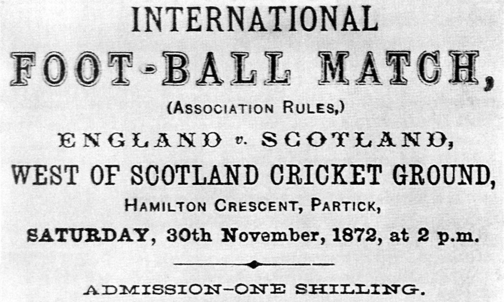 England v scotland 1872 ad