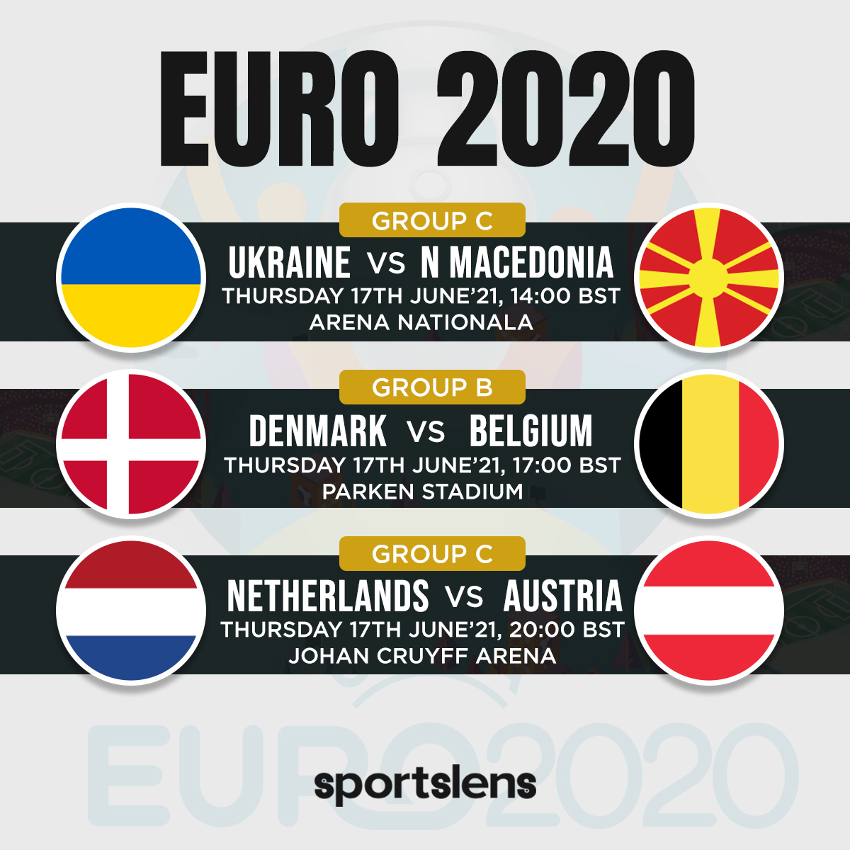 Euro2020 17th June