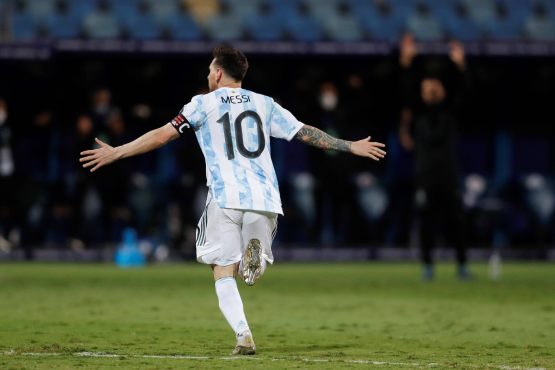 Lionel Messi Celebrating