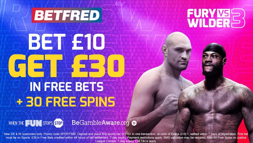 Boxing Betting Tips: Tyson Fury vs Deontay Wilder 3 + Bet £10 Get £30 at Betfred thumbnail