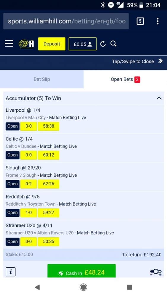 William Hill cash out 563x1000