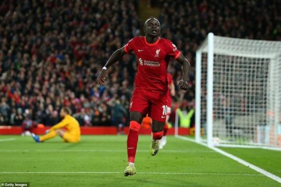 Sadio Mane Scored 15 Goals In Champions League Knockouts