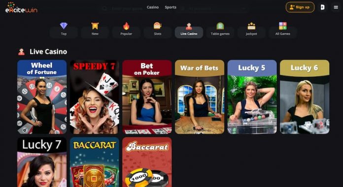 Excitewin Casino Live Dealer Games 1