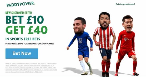 UEFA Champions League Free Bets at Paddy Power