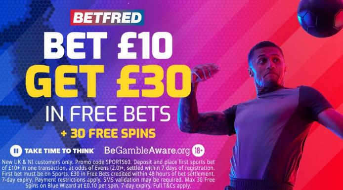 Betfred - UCL Free Bets