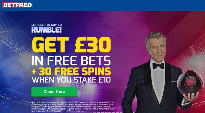 Betfred bet 10 get 30 free bets free spins