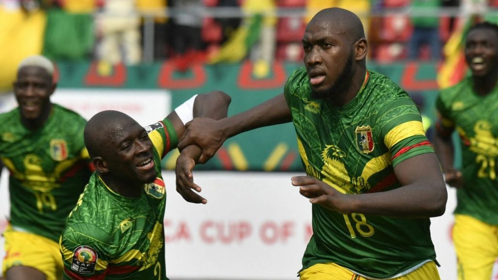 Ibrahima Koné of Mali After Scoring Against Tunisia in the Africa Cup of Nations