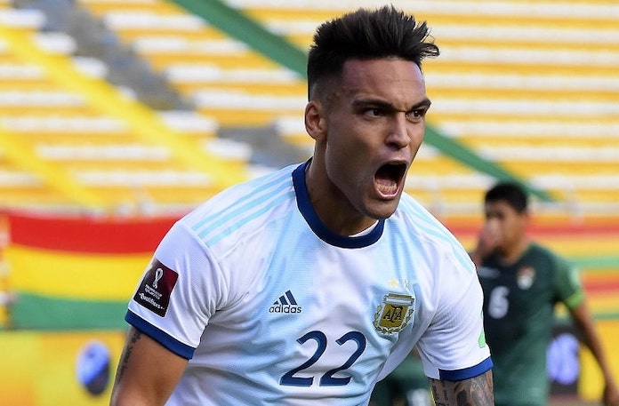 Lautaro Martínez Playing for Argentina