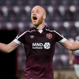 Liam Boyce returned with a brace in the Scottish Cup for Heaarts last weekend