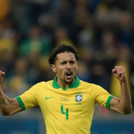 Marquinhos Playing for Brazil