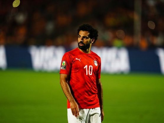 Liverpool Legend Mohamed Salah In Action For Egypt