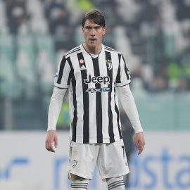 Dusan Vlahovic of Juventus