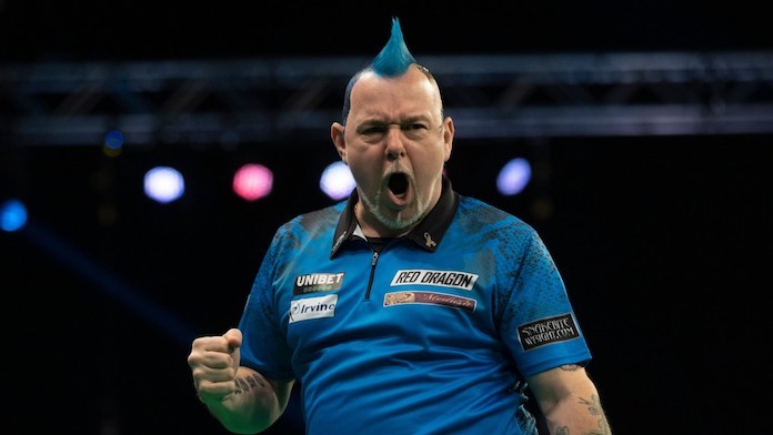 Peter Wright at Premier League Darts Week One