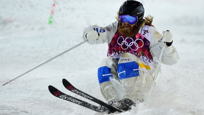 Skier at Olympics