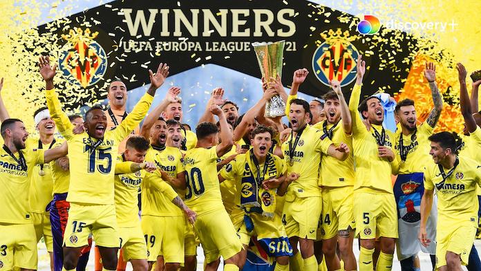 Villarreal Celebrating Europa League Win