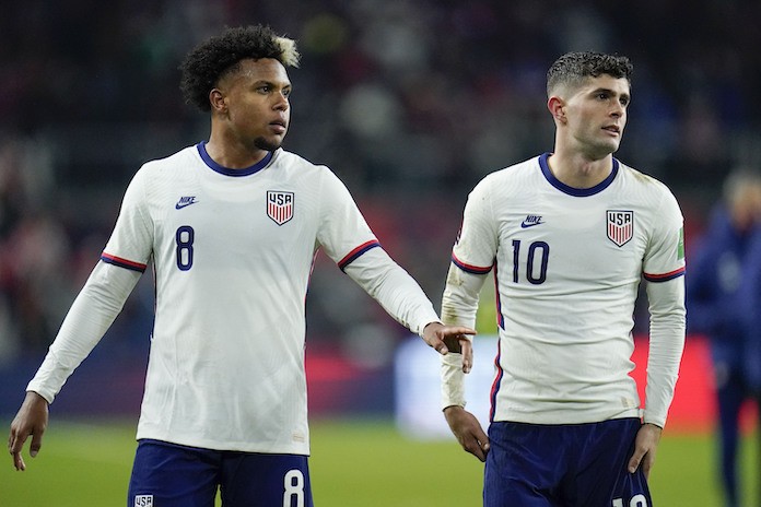 Weston McKennie and Christian Pulisic Playing for USA