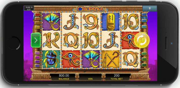 Cleopatra mobile slot game