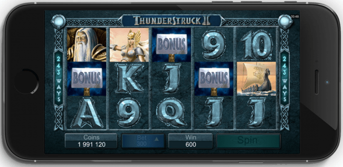 Thunderstruck II Mobile slots uk