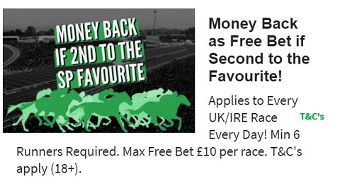 QuinnBet Money Back if Second to the SP Favourite 480x270 1