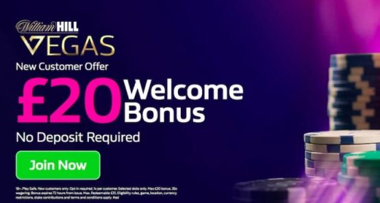 william hill slots bonus