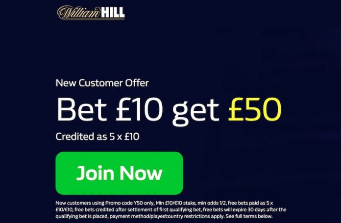 William Hill UFC Betting Offers - UFC London Free Bets