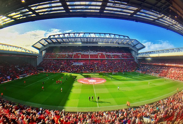 600px Panorama of Anfield with new main stand 29676137824