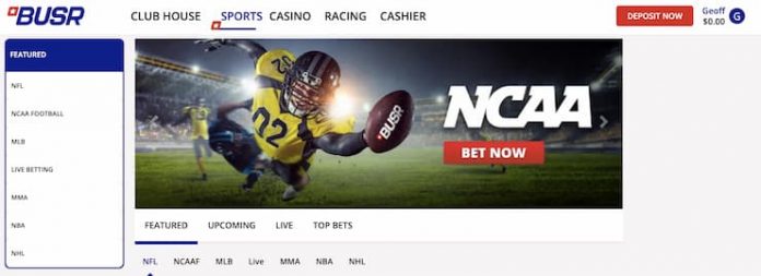 BIUSR sports betting markets homepage