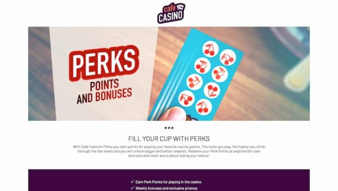 Cafe Casino Perks Program