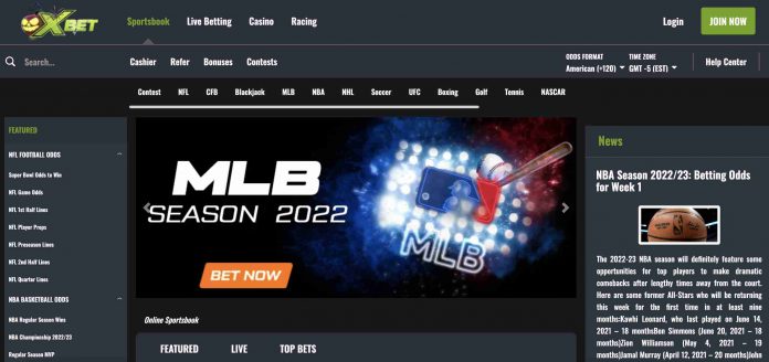XBet sports gambling site online