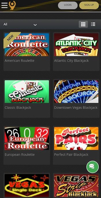 Everygame Casino Table Games