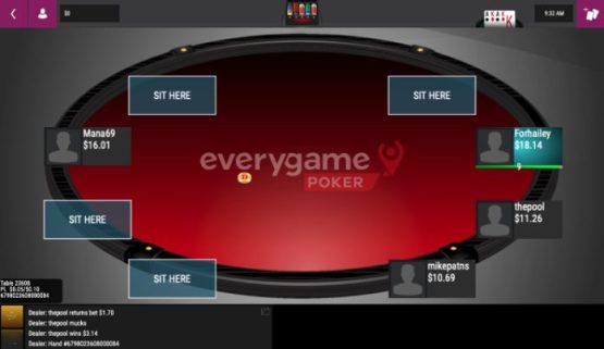 Everygame Casino Poker Table