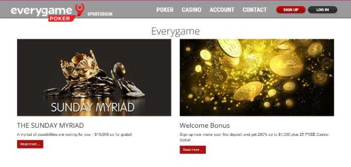 Everygame Casino anonymous gambling