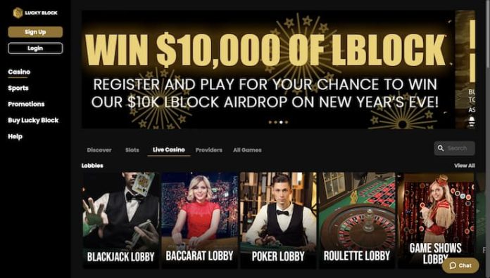 Lucky Block Ireland New Casino