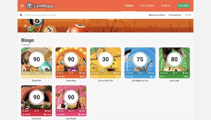LeoVegas Casino Online Bingo